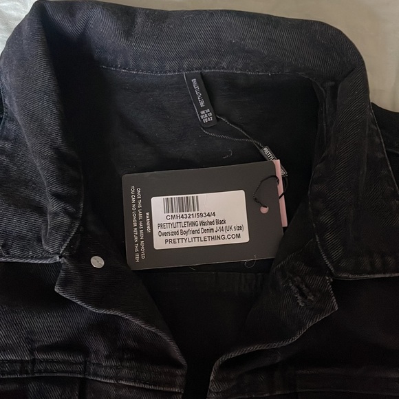 Pretty Little Thing Oversized Boyfriend Denim Jacket - Picture 2 of 2